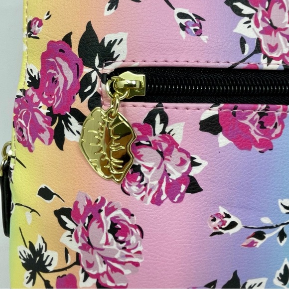 Betsey Johnson Pastel Floral Backpack - Picture 5 of 15
